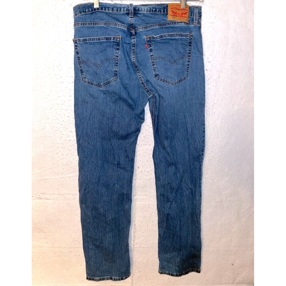 Levis 559 Mens Blue Jeans Denim Relaxed Fit 36x34